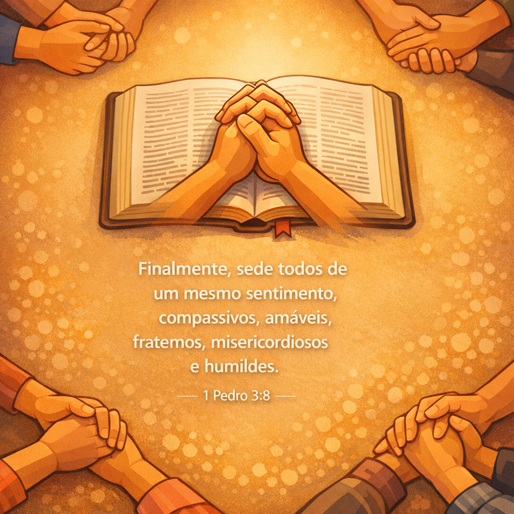 Versículo bíblico do dia – 1 Pedro 3:8
