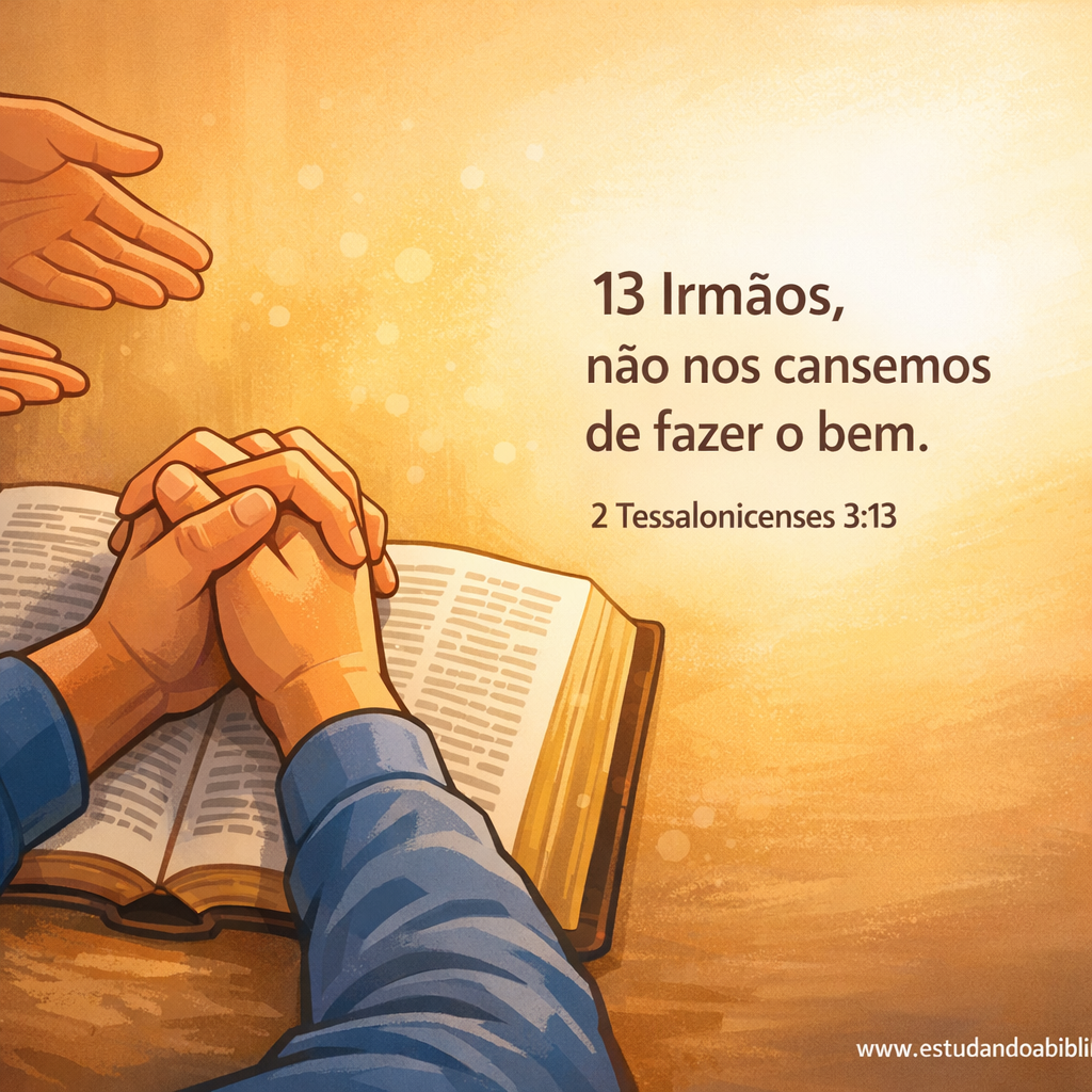 Versículo bíblico do dia – 2 Tessalonicenses 3:13