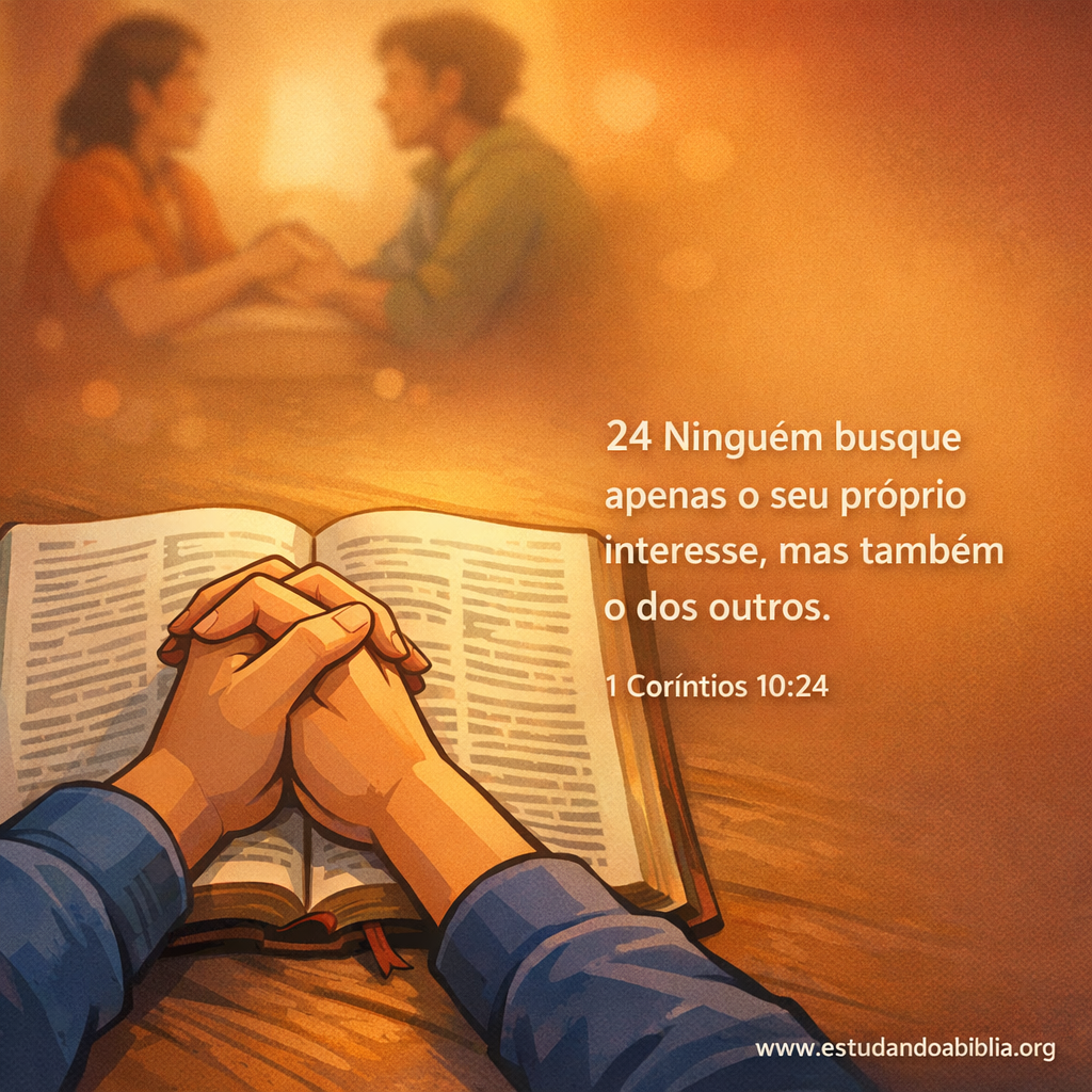 Versículo bíblico do dia – 1 Coríntios 10:24