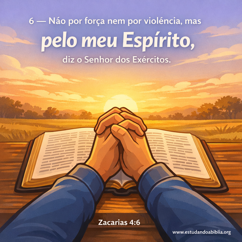 Versículo bíblico do dia – Zacarias 4:6
